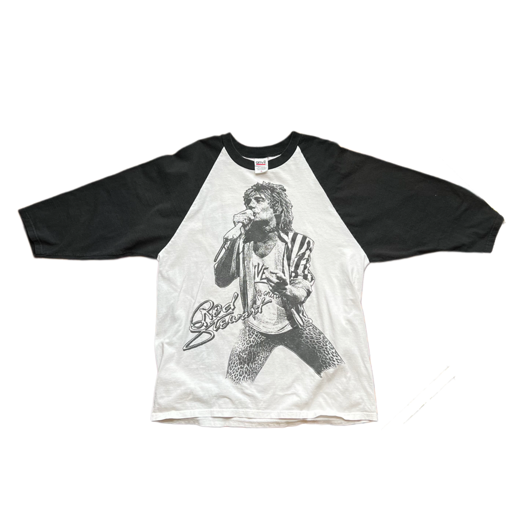Rod Stewart Heavyweight Cotton Baseball Tee