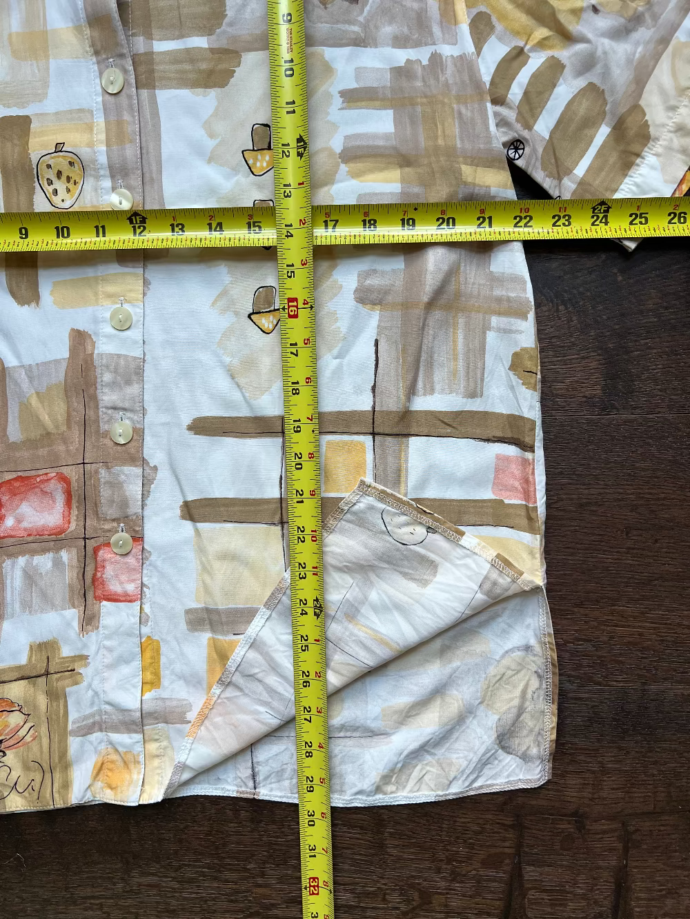 90s Patterned Button Up