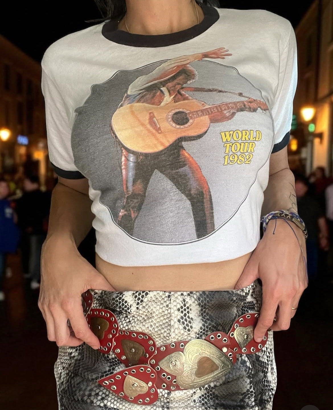 1982 Neil Diamond World Tour Ringer Tee