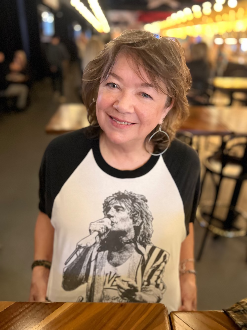 Rod Stewart Heavyweight Cotton Baseball Tee