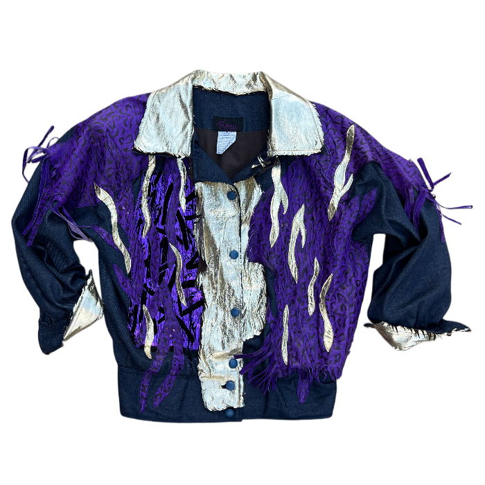 1980s “Sellerof Purple” designer coat by Jody Lindsey