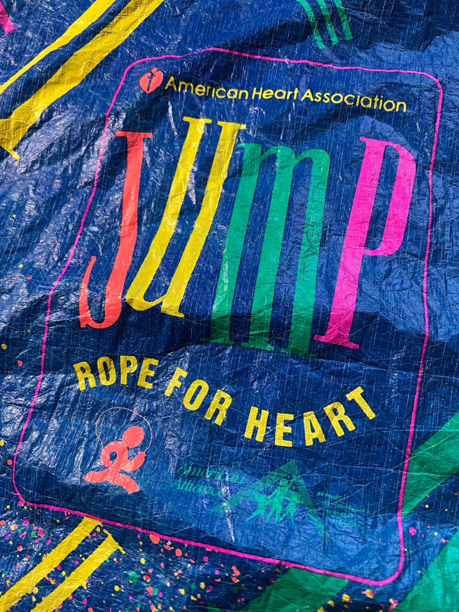 90's Jump-rope for Heart Windbreaker