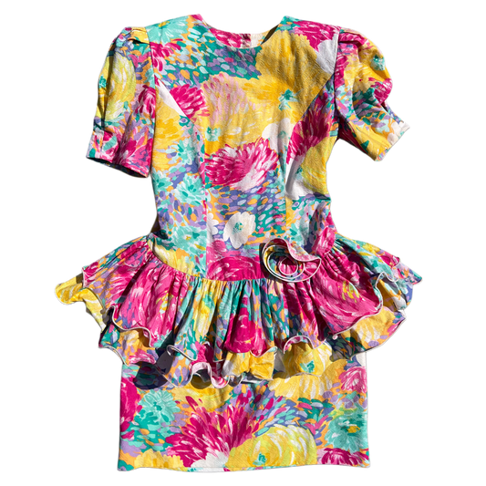 CII New York Paris Peplum Set (2 Piece) 1980s