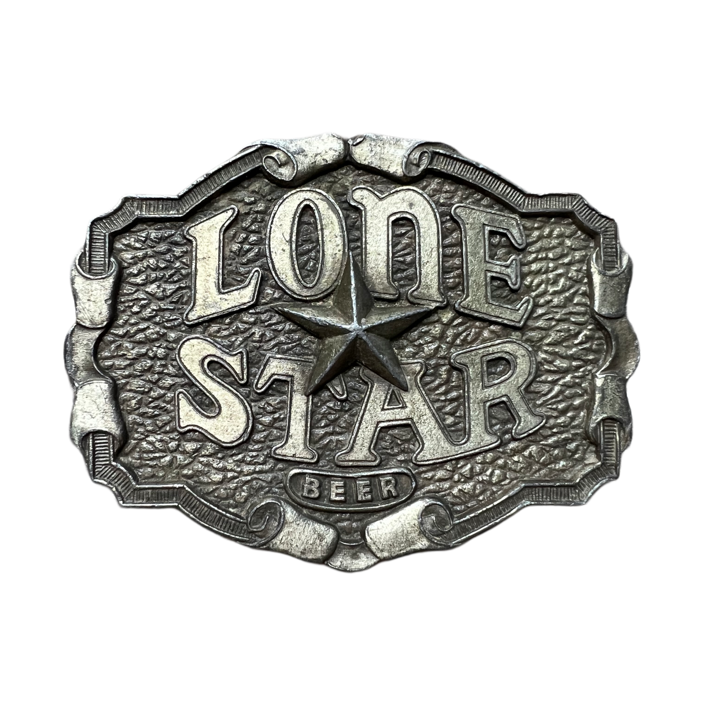 1975 Lone Star Brass Belt Buckle w/ bottle opener