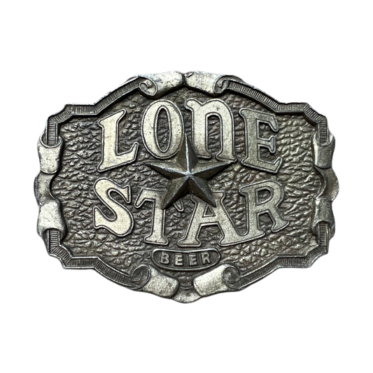 1975 Lone Star Brass Belt Buckle w/ bottle opener