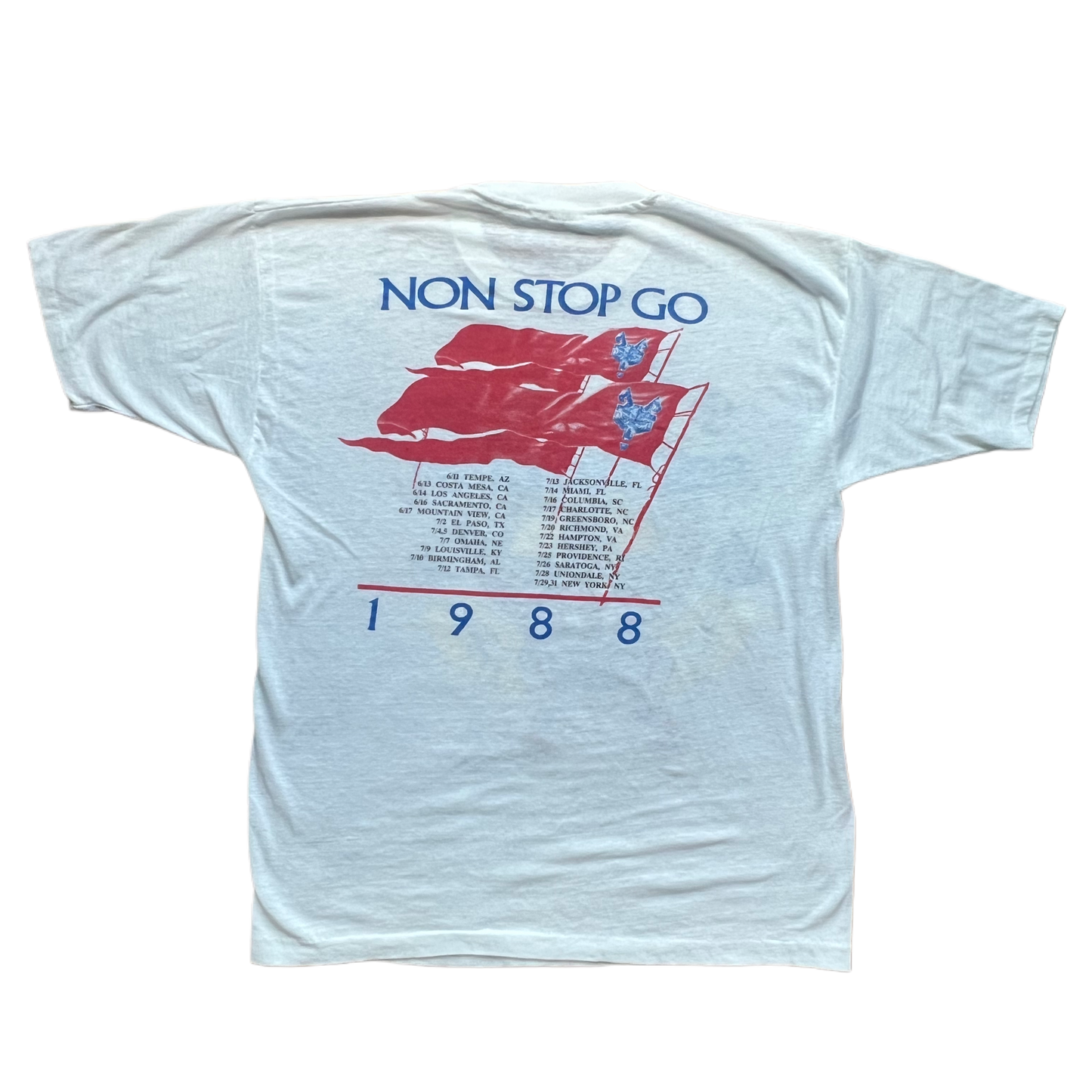 1988 Robert Plant "Non Stop Go" Tour Tee (M)