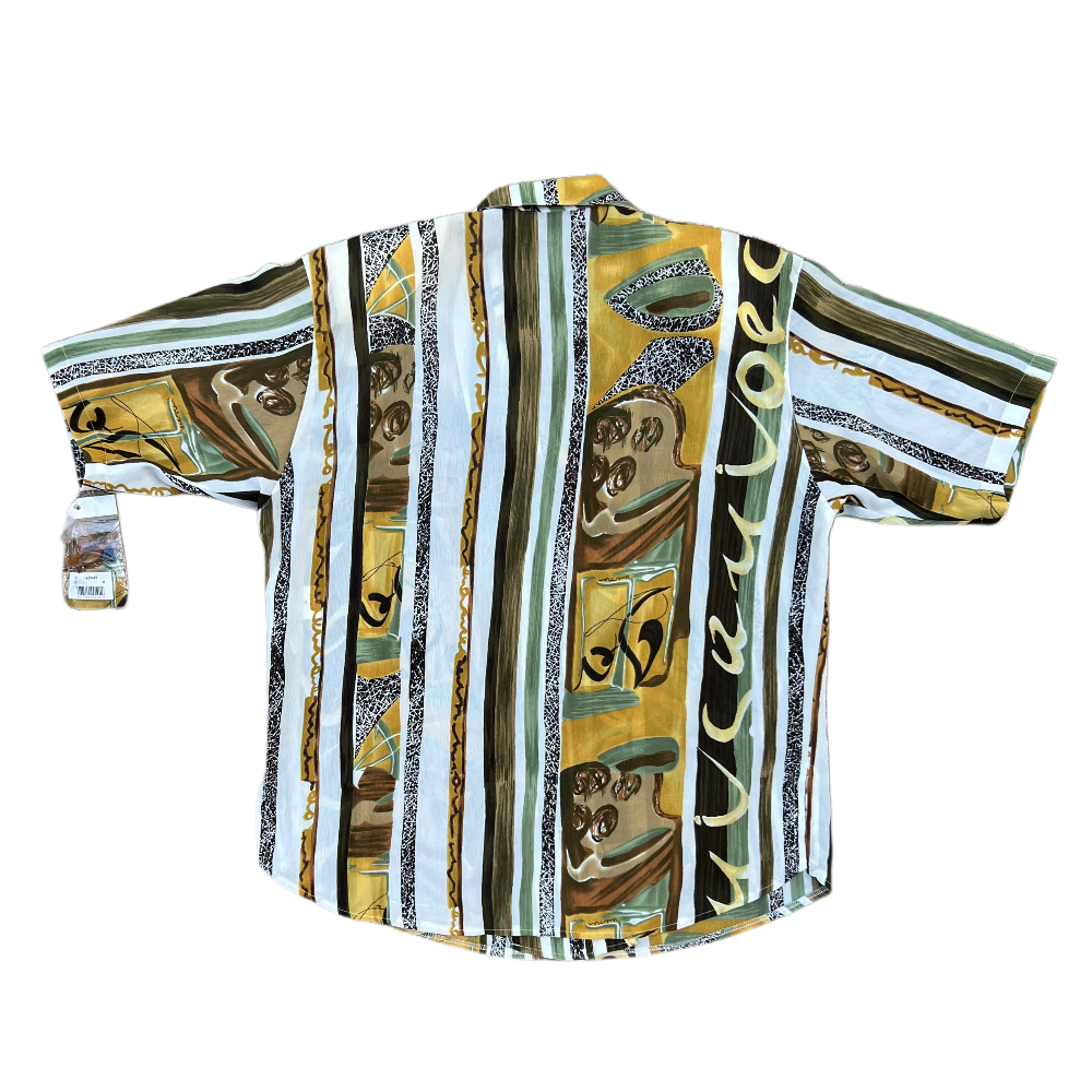 80s/90s Earth Tone Button Up NWT