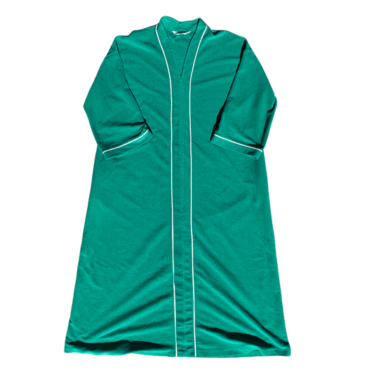 Vanity Fair Teal Lounge Robe 1980s