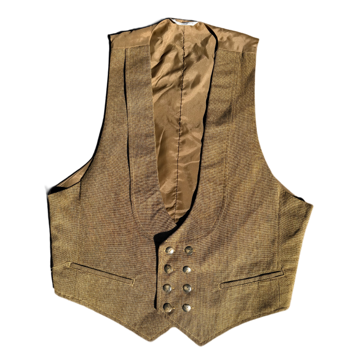 Index Men Double-Breasted Vest 90s