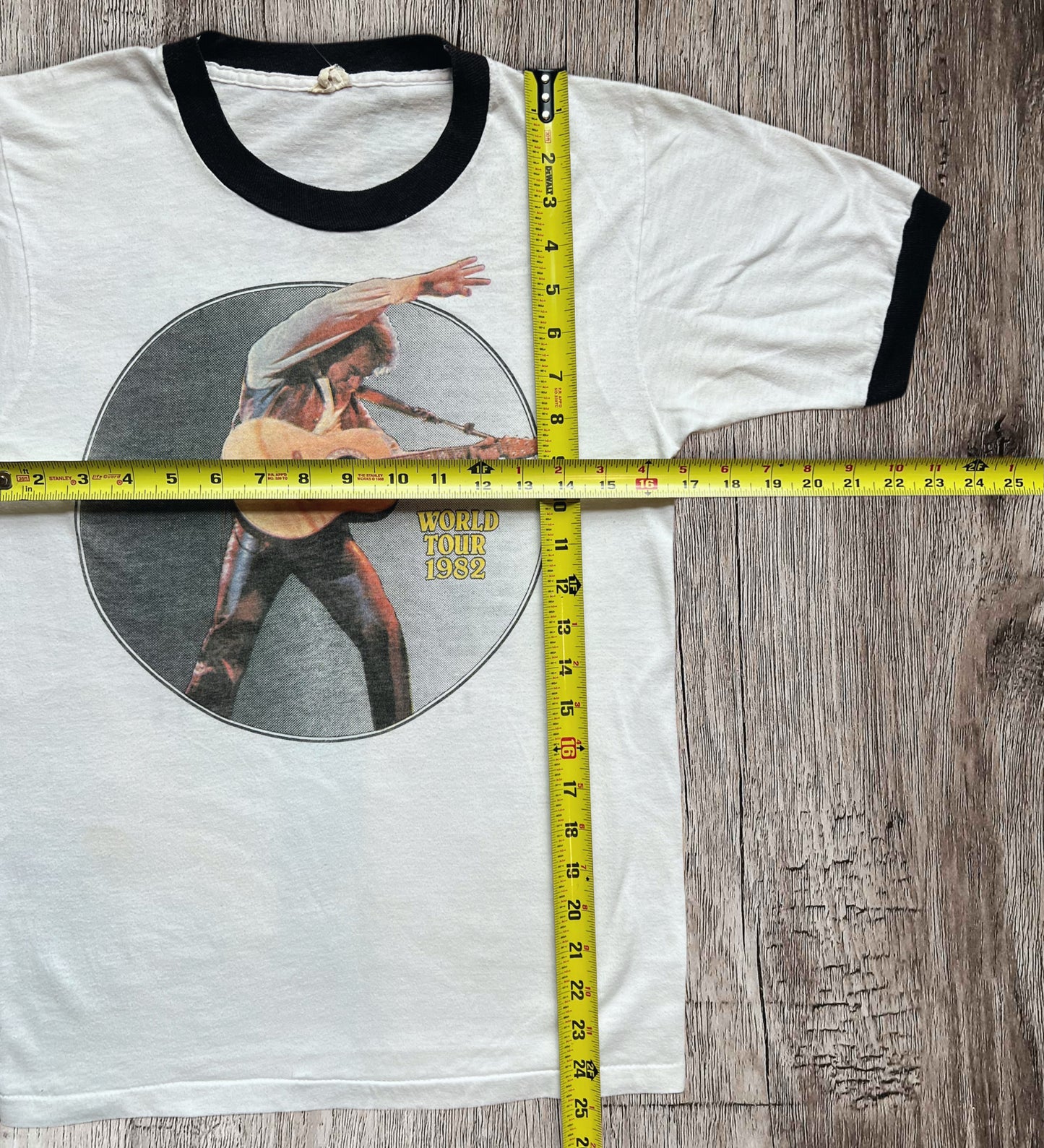 1982 Neil Diamond World Tour Ringer Tee