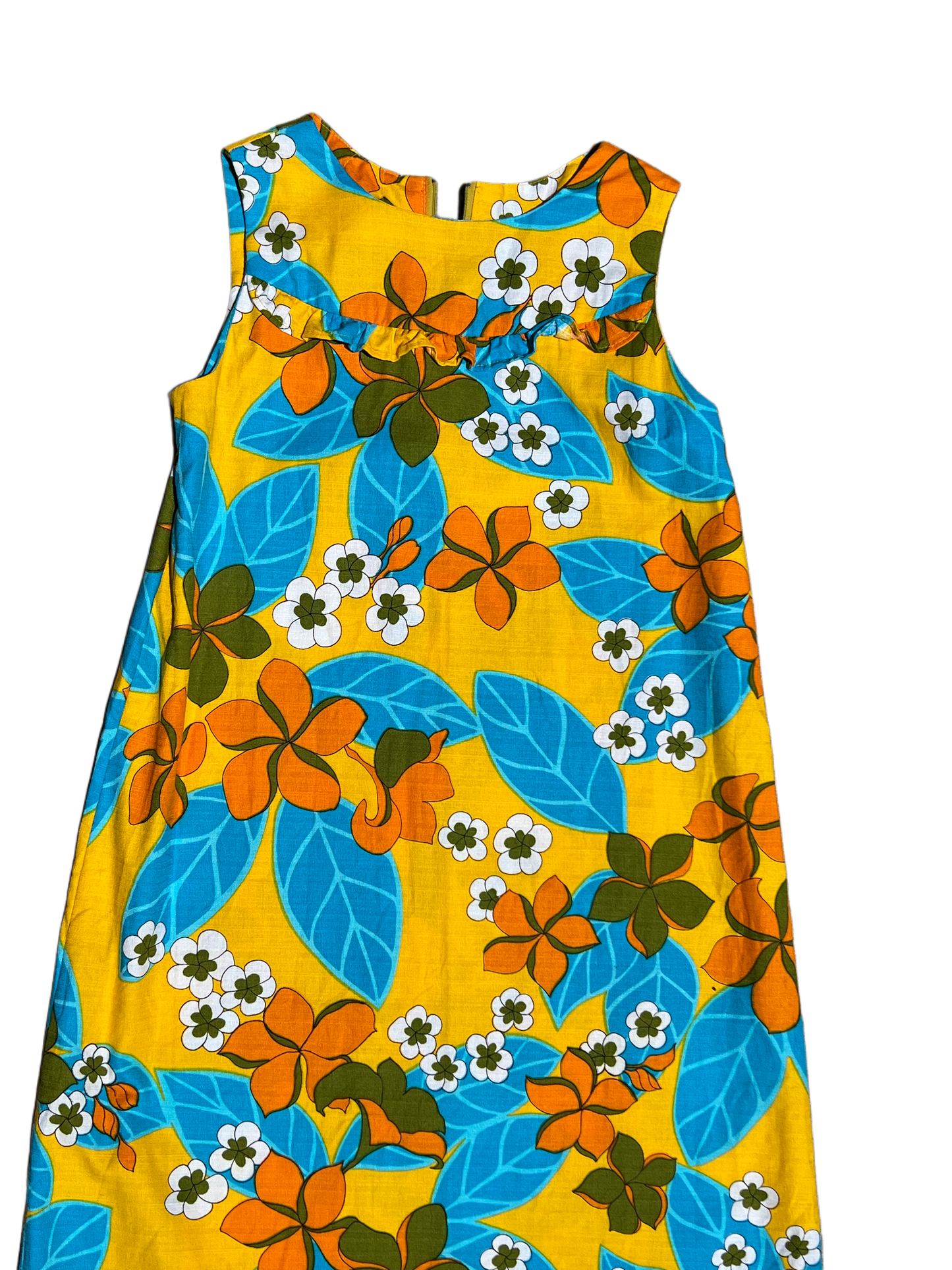 1960's Kai Nani Hawaiian Maxi Dress