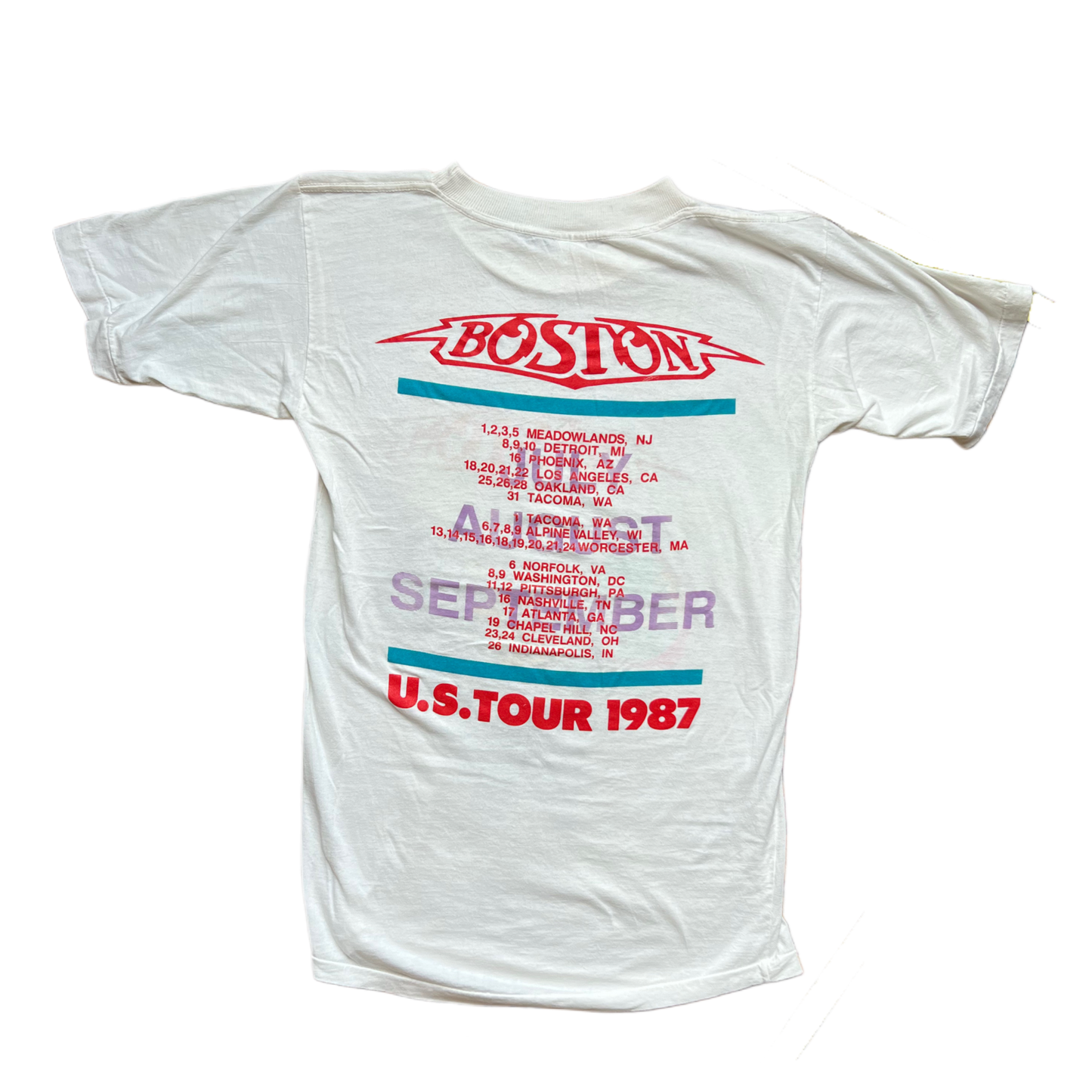 1987 Boston Third Stage US Tour Tee