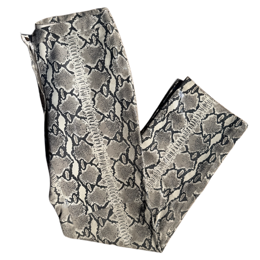 BCBG Snakeskin Leather Pants Y2K