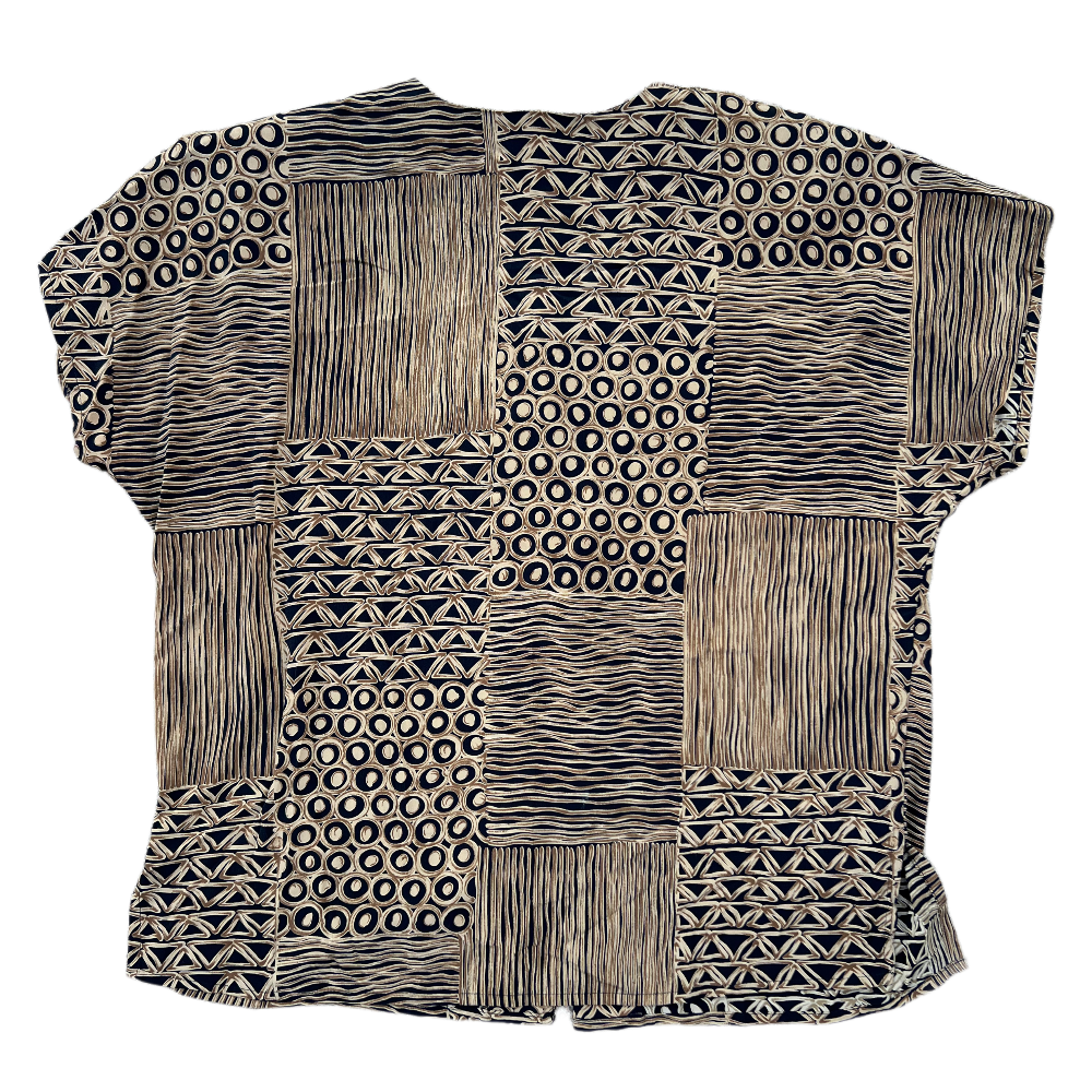 90s Westbound Abstract Button Up