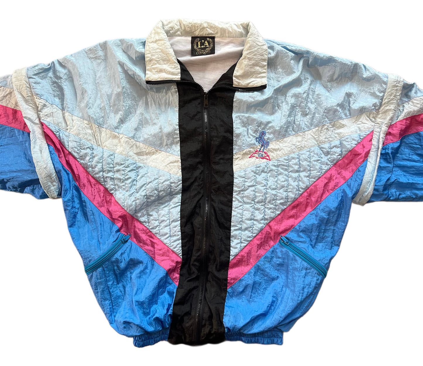 80's/90's L'Alliance Windbreaker w/ Removable Sleeves