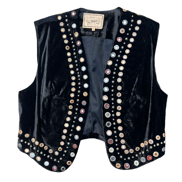 Double D Ranchwear Velvet Studded Vest