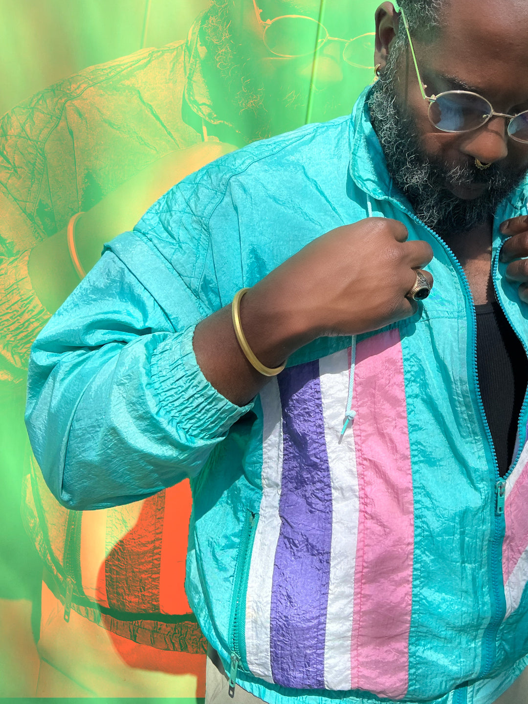 80/90's Windbreaker w/ Removable Sleeves