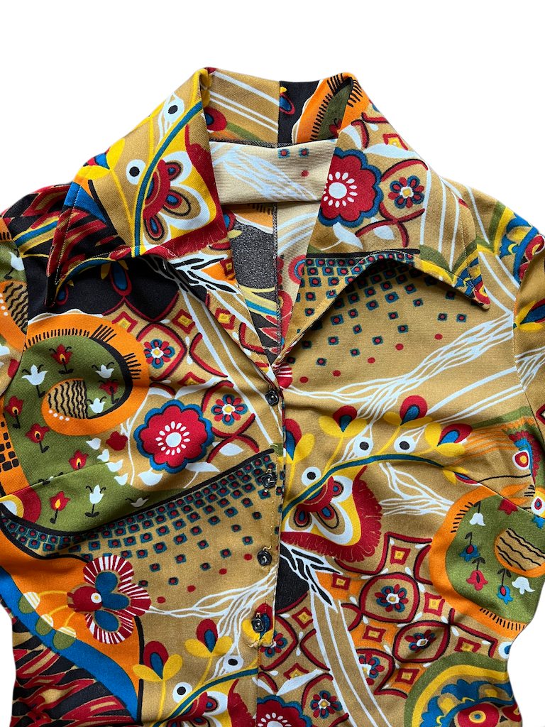 70's Psychedelic Mini Dress