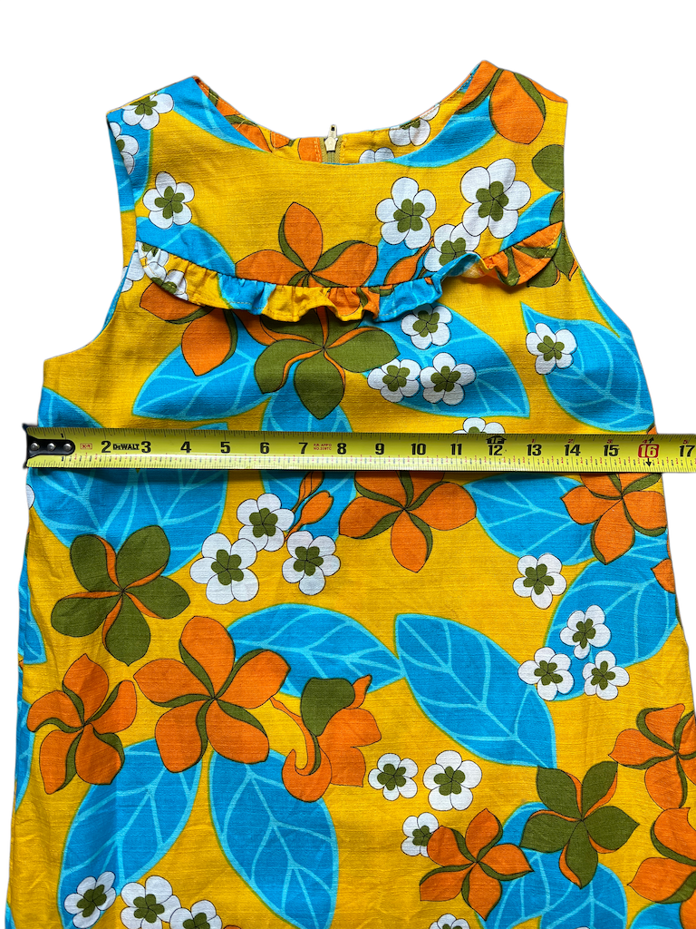 1960's Kai Nani Hawaiian Maxi Dress