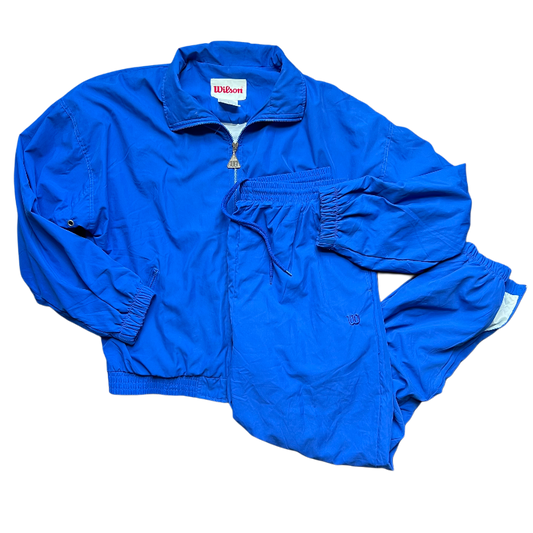 1990s Wilson Cobalt Windbreaker Set