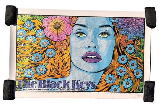 The Black Keys "Let's Rock" Tour SIGNED Chuck Sperry #111/450