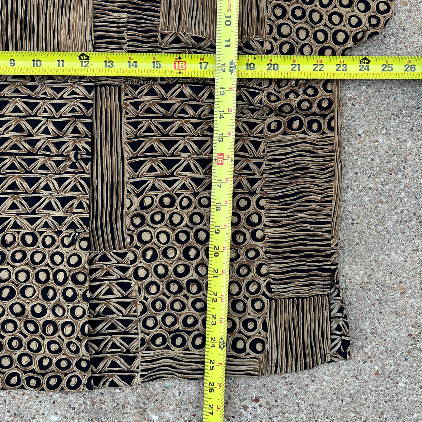 90s Westbound Abstract Button Up