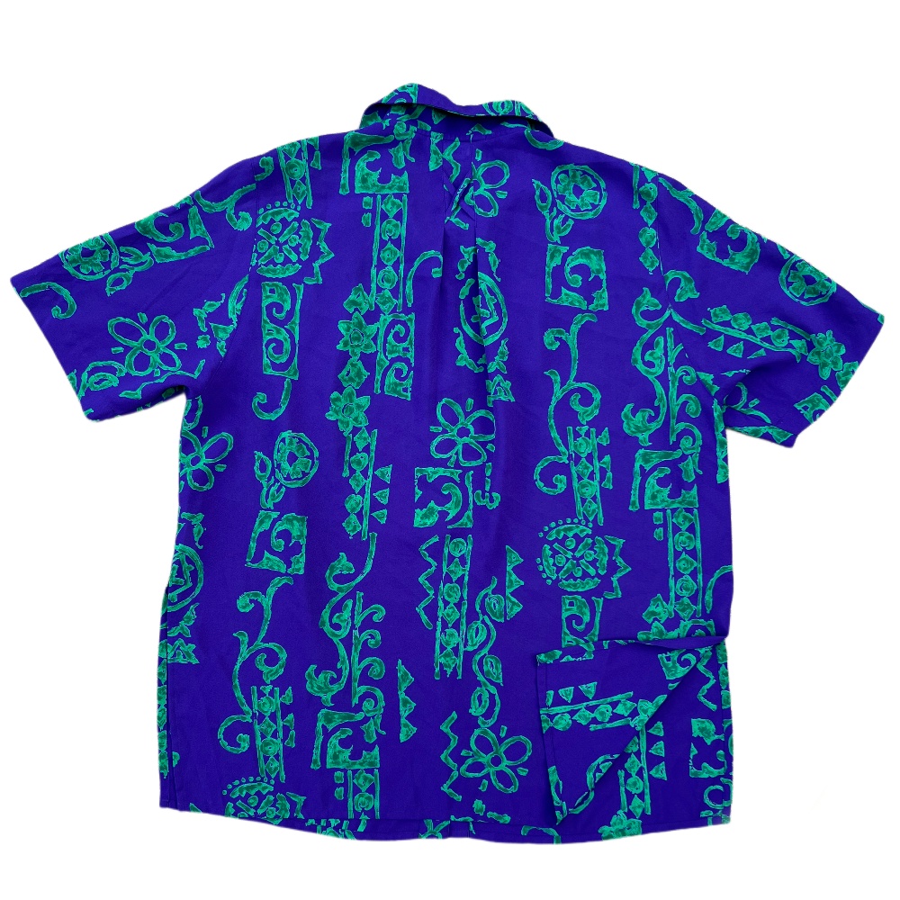 Romanche 90s Patterned Button up Top