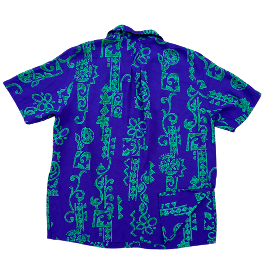 Romanche 90s Patterned Button up Top