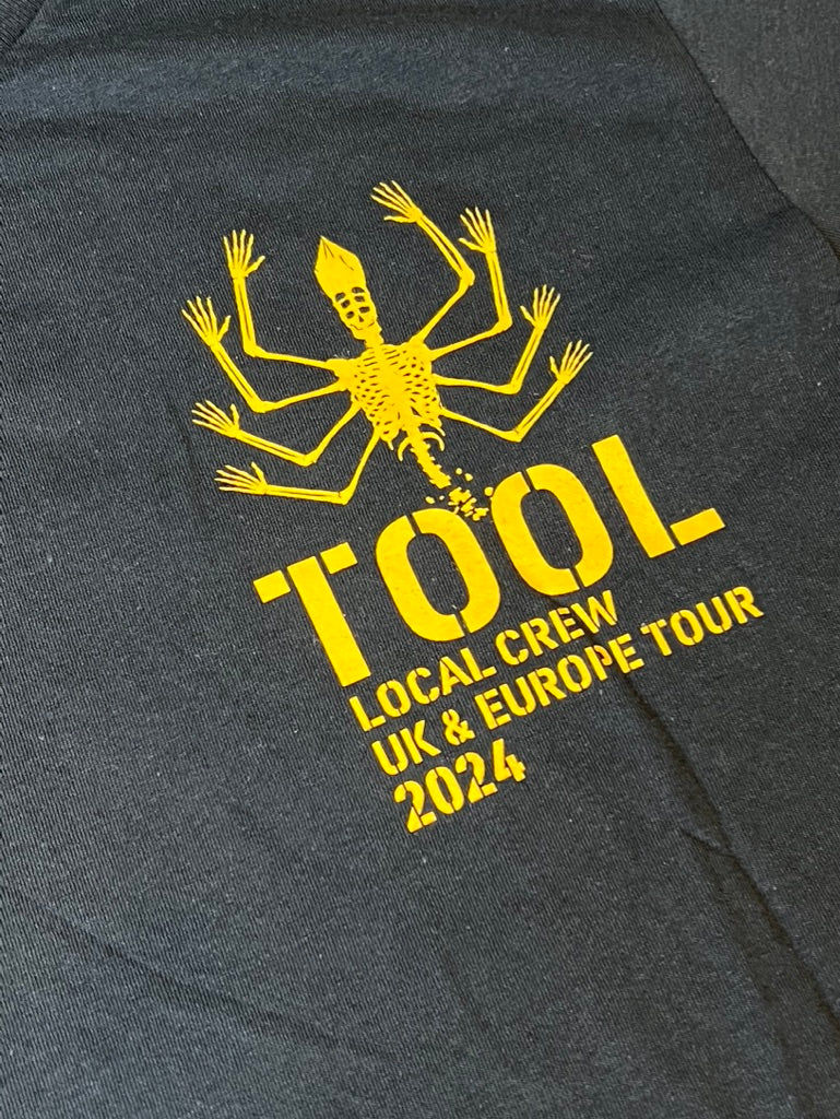 TOOL, LOCAL CREW T-Shirt UK Europe Tour 2023-2024