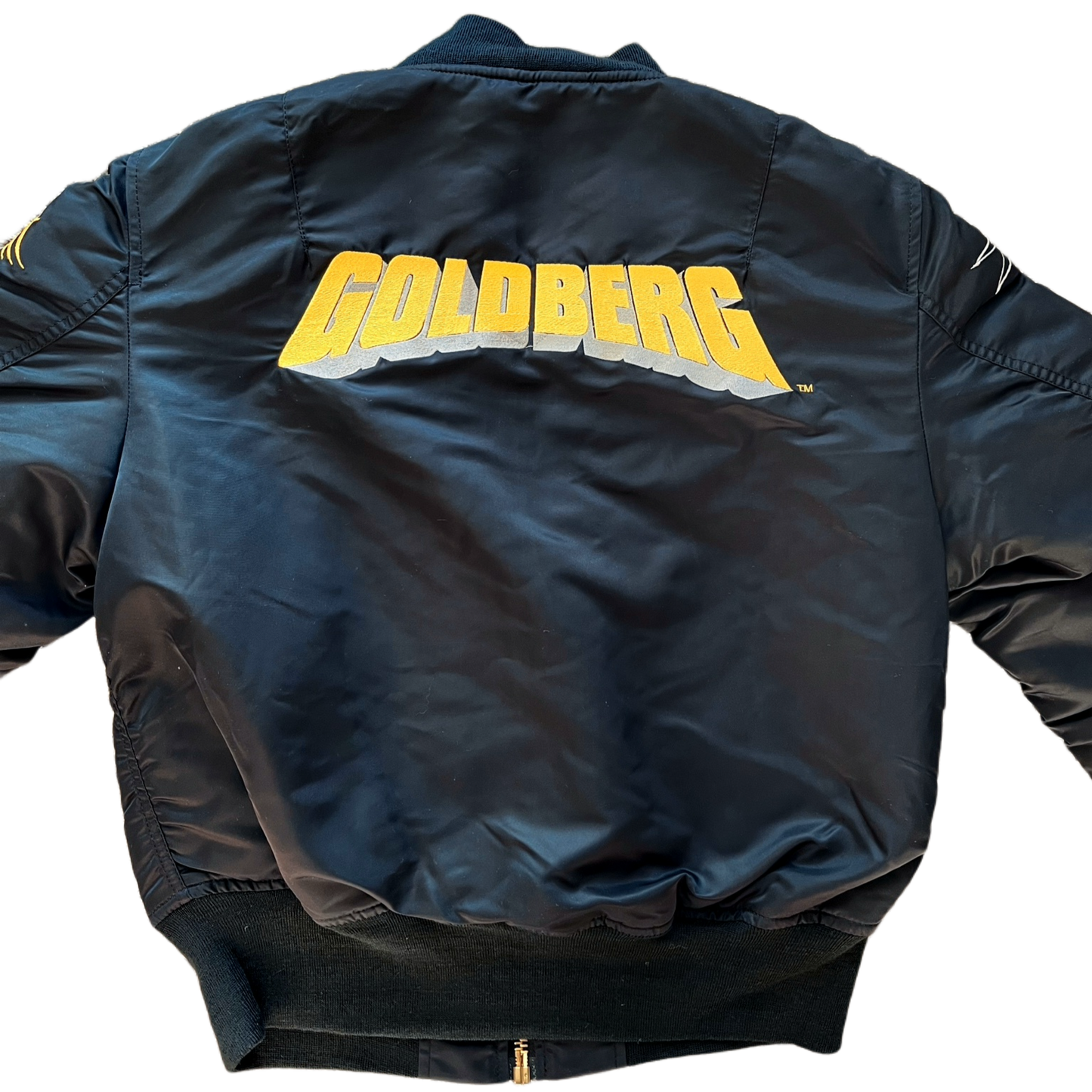 90s WCW/NWO Goldberg "Fear the Spear" Bomber Jacket NWT