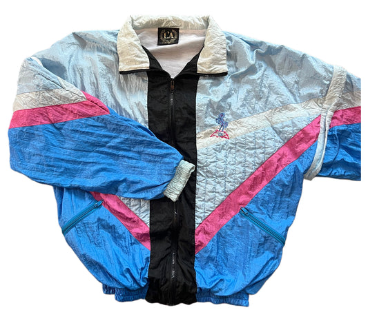 80's/90's L'Alliance Windbreaker w/ Removable Sleeves