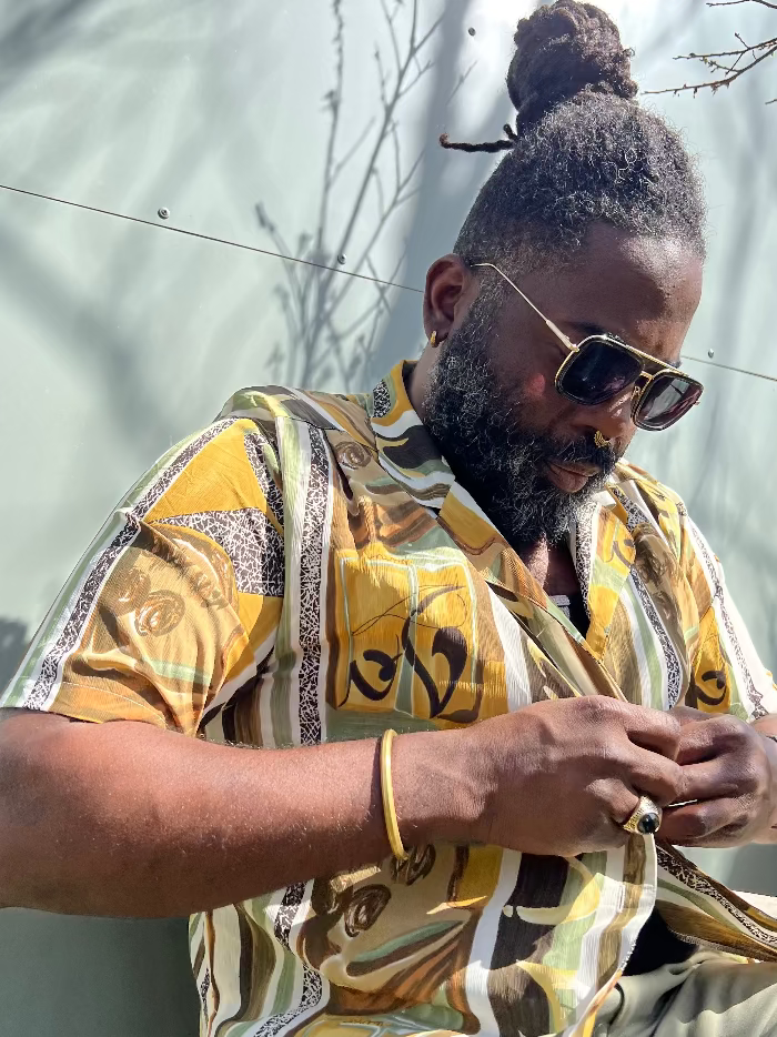 80s/90s Earth Tone Button Up NWT