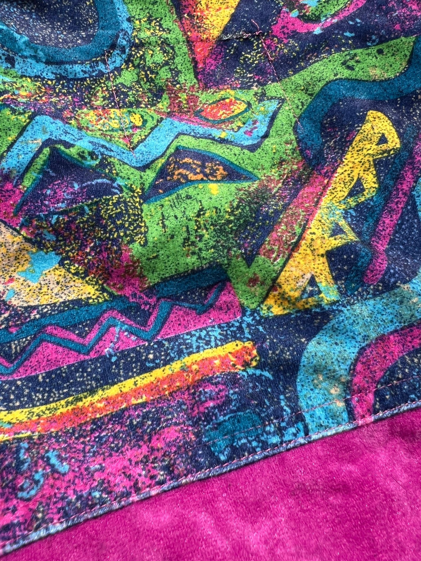 90's Magenta Windbreaker Vest