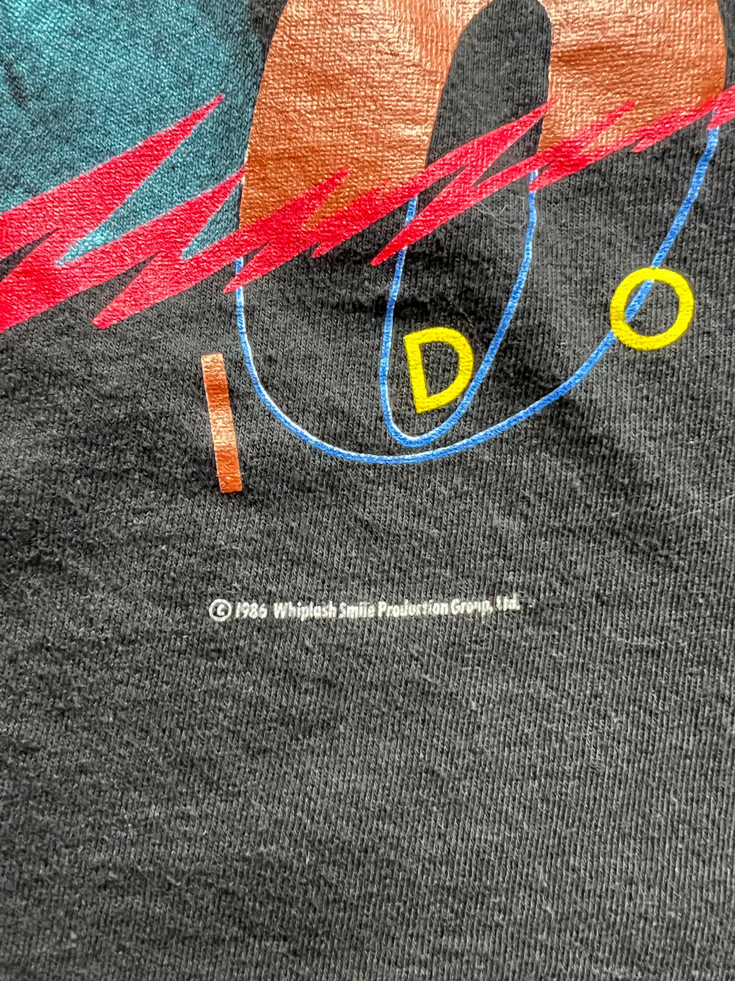 1986 Billy Idol Whiplash Tour Tee