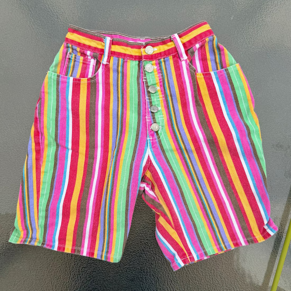 Gitano Candy Stripe Shorts late 90s