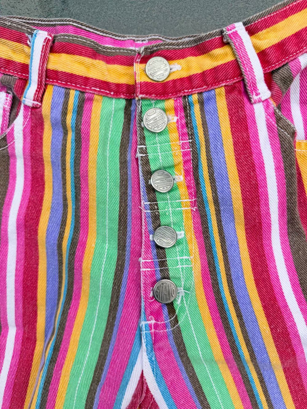 Gitano Candy Stripe Shorts late 90s