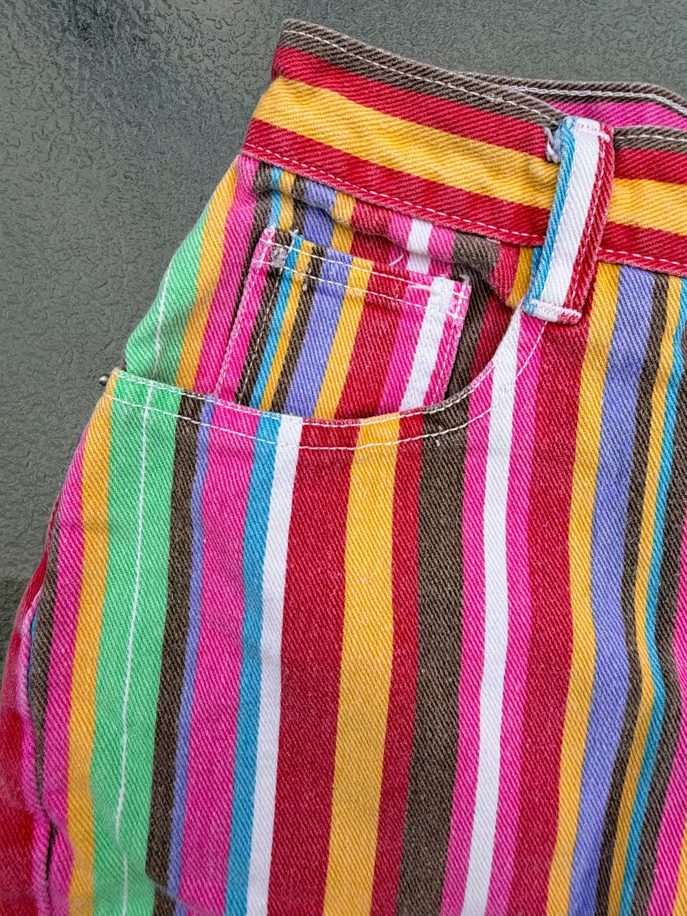 Gitano Candy Stripe Shorts late 90s