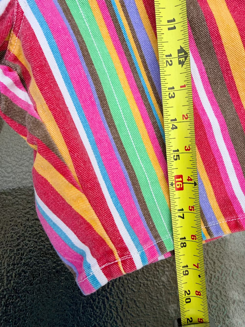 Gitano Candy Stripe Shorts late 90s