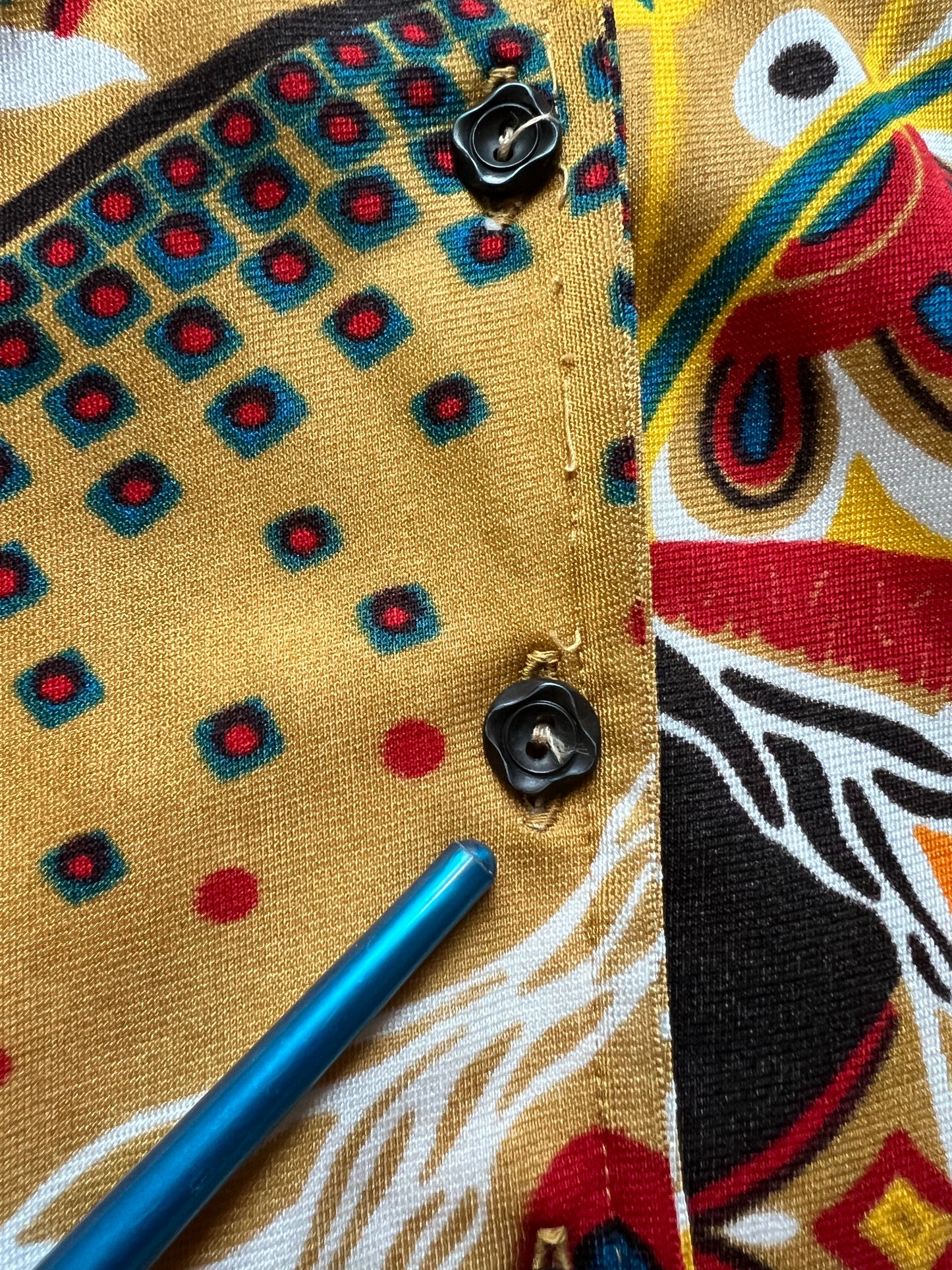 70's Psychedelic Mini Dress