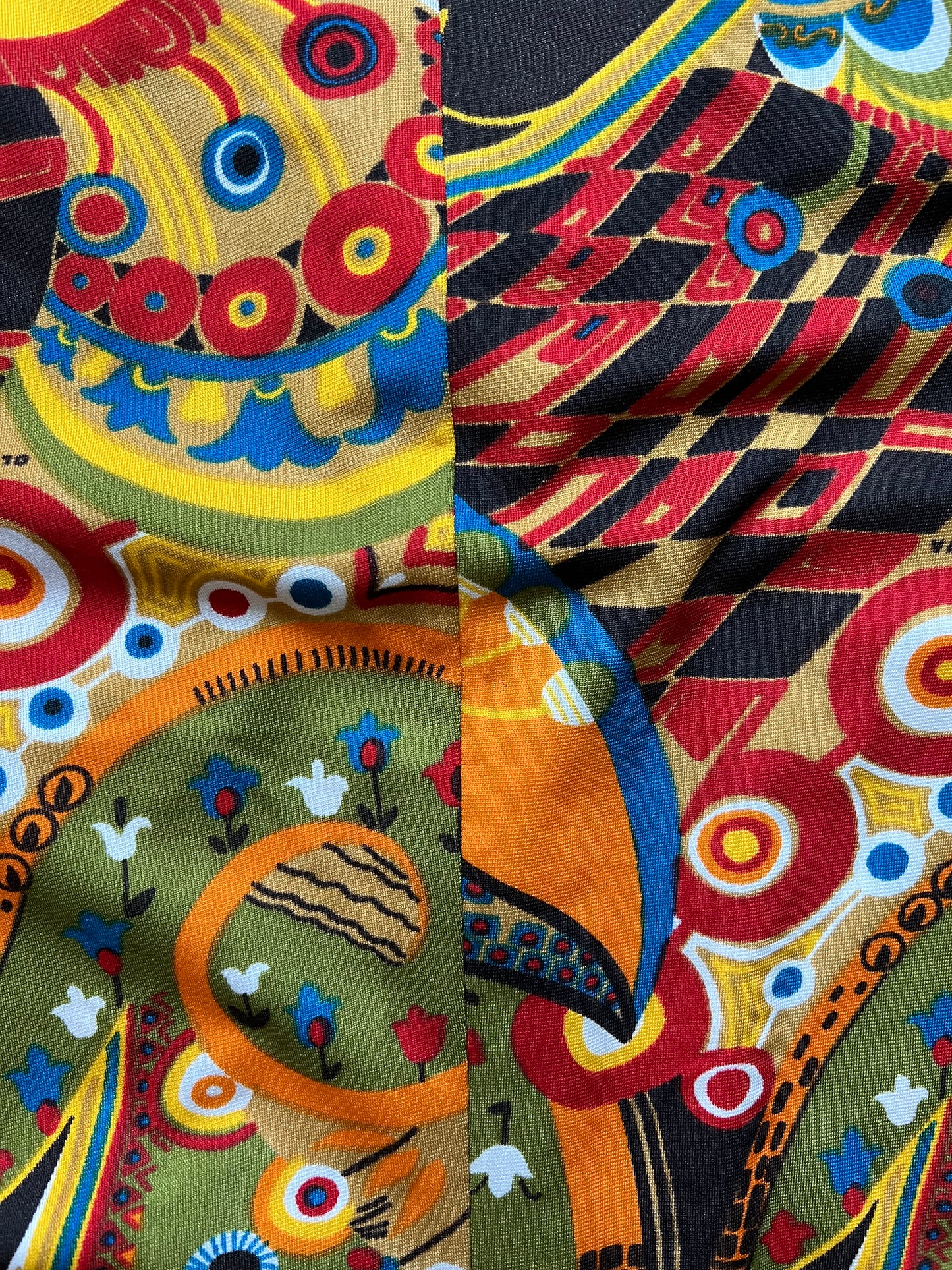 70's Psychedelic Mini Dress