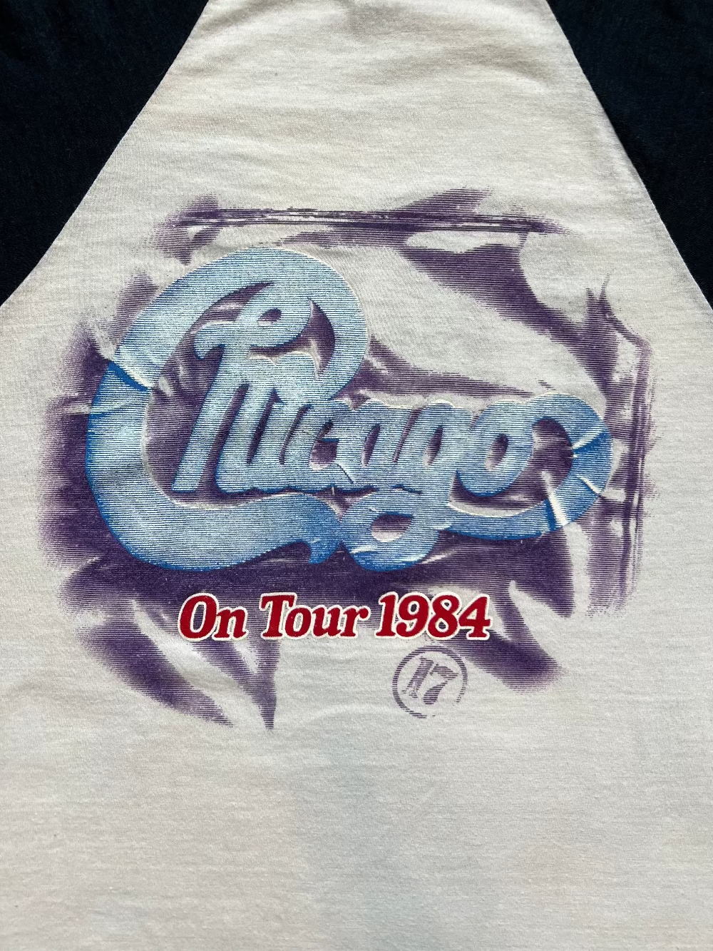 1984 Chicago Raglan Tour Shirt