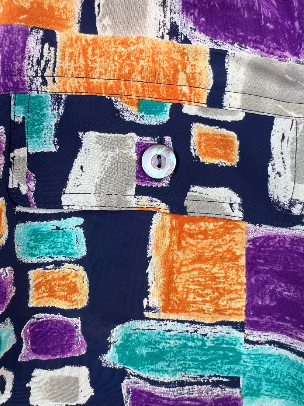 80s/90s International Couture printed button up