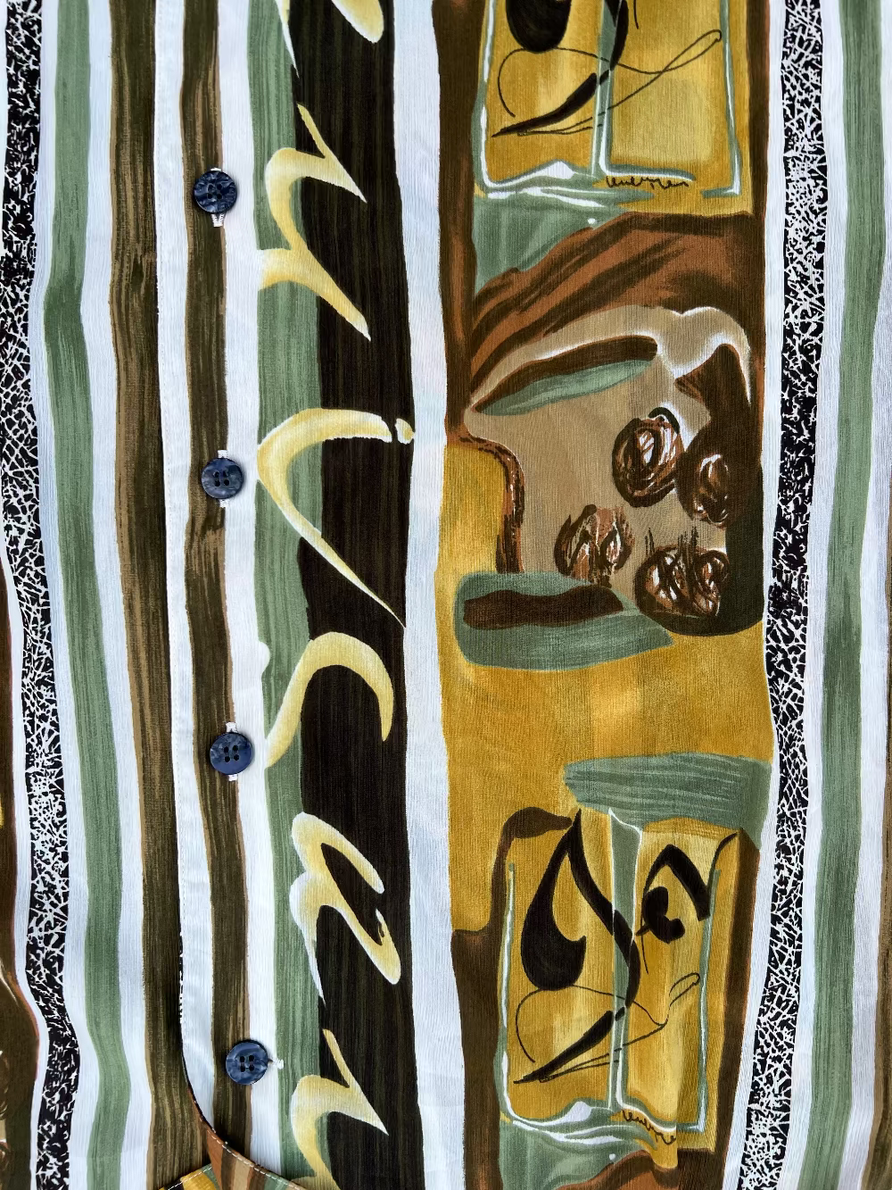 80s/90s Earth Tone Button Up NWT