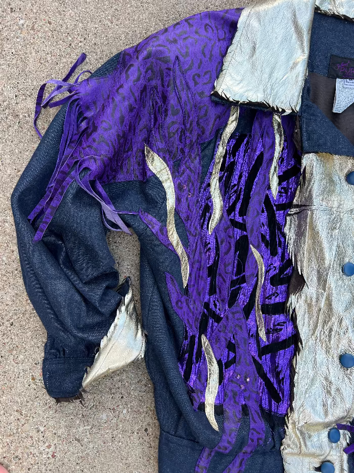 1980s “Sellerof Purple” designer coat by Jody Lindsey