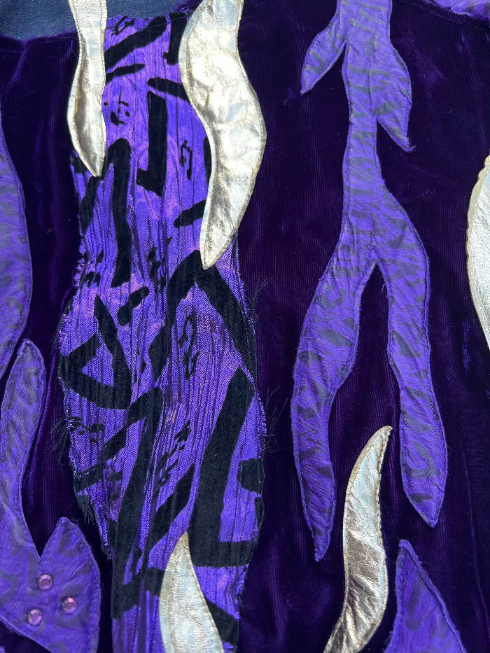 1980s “Sellerof Purple” designer coat by Jody Lindsey