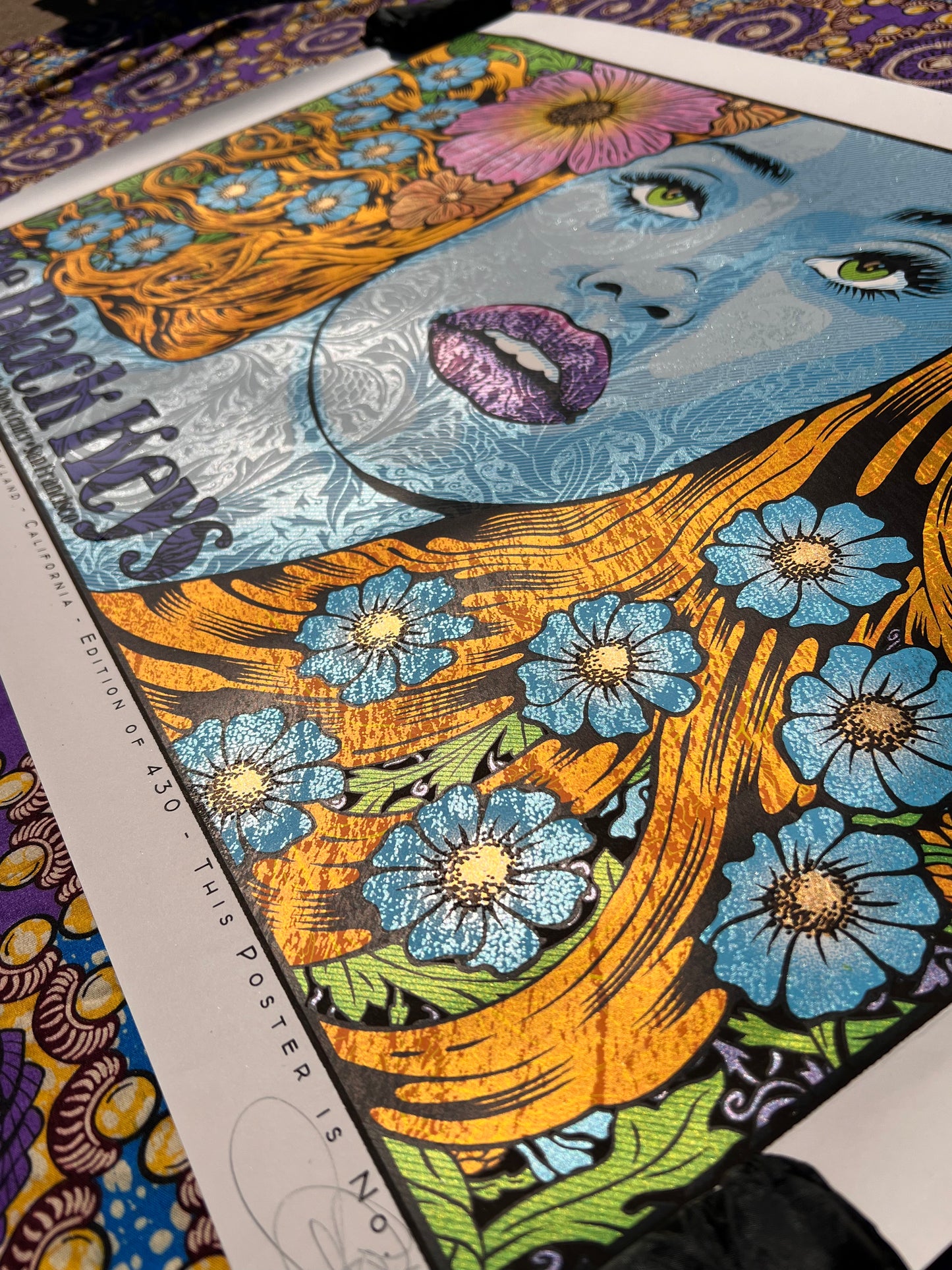 The Black Keys "Let's Rock" Tour SIGNED Chuck Sperry #111/450