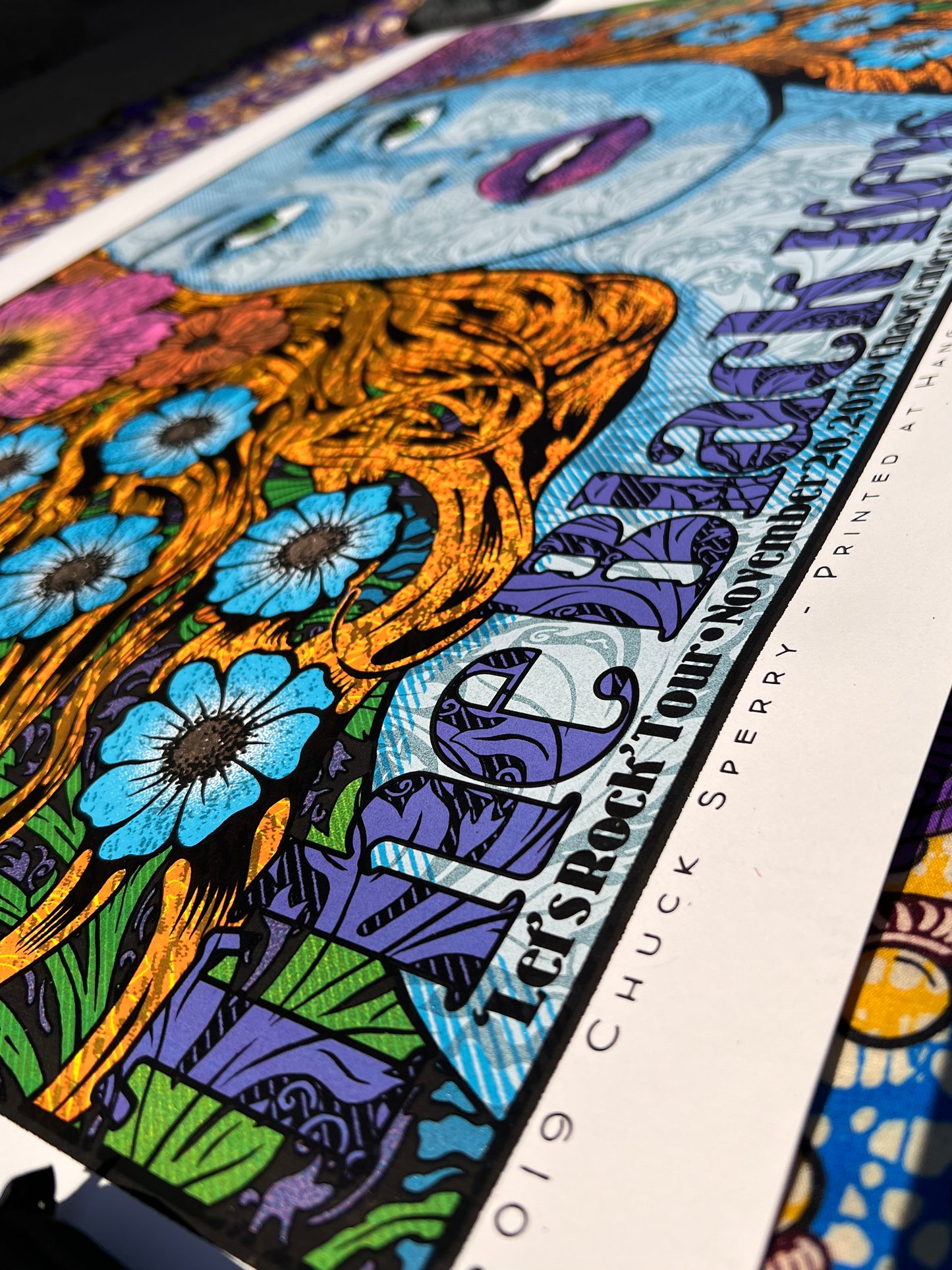 The Black Keys "Let's Rock" Tour SIGNED Chuck Sperry #111/450