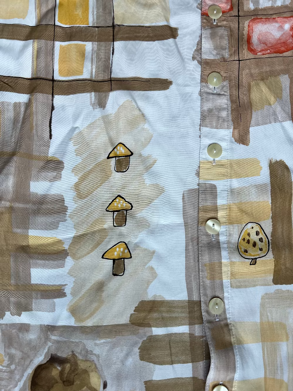 90s Patterned Button Up