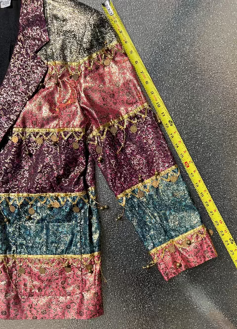 1990s Sandy Starkman Metallic Brocade Coin Set (2 Piece)