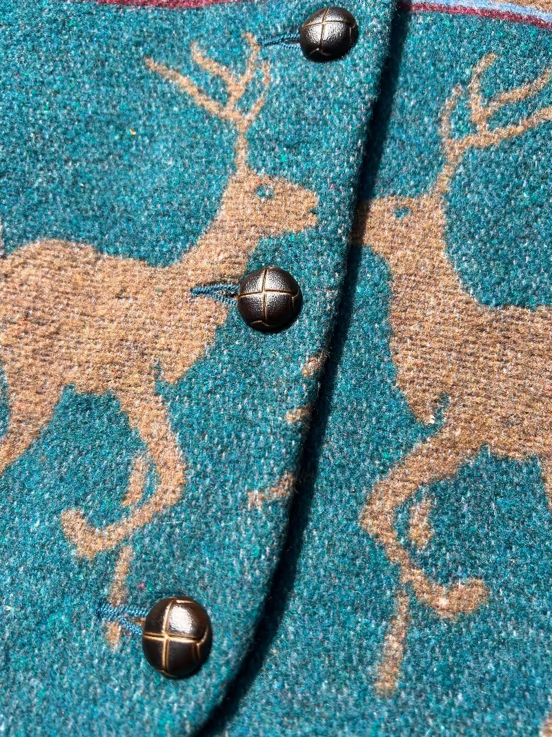 Imperial Connection Southwestern Wool Vest 1990s